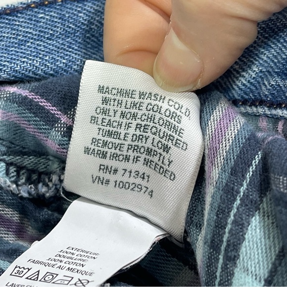 L.L. Bean Original Fit Flannel Lined Jeans, Size 14 Petite. Good used condition! - Picture 6 of 7